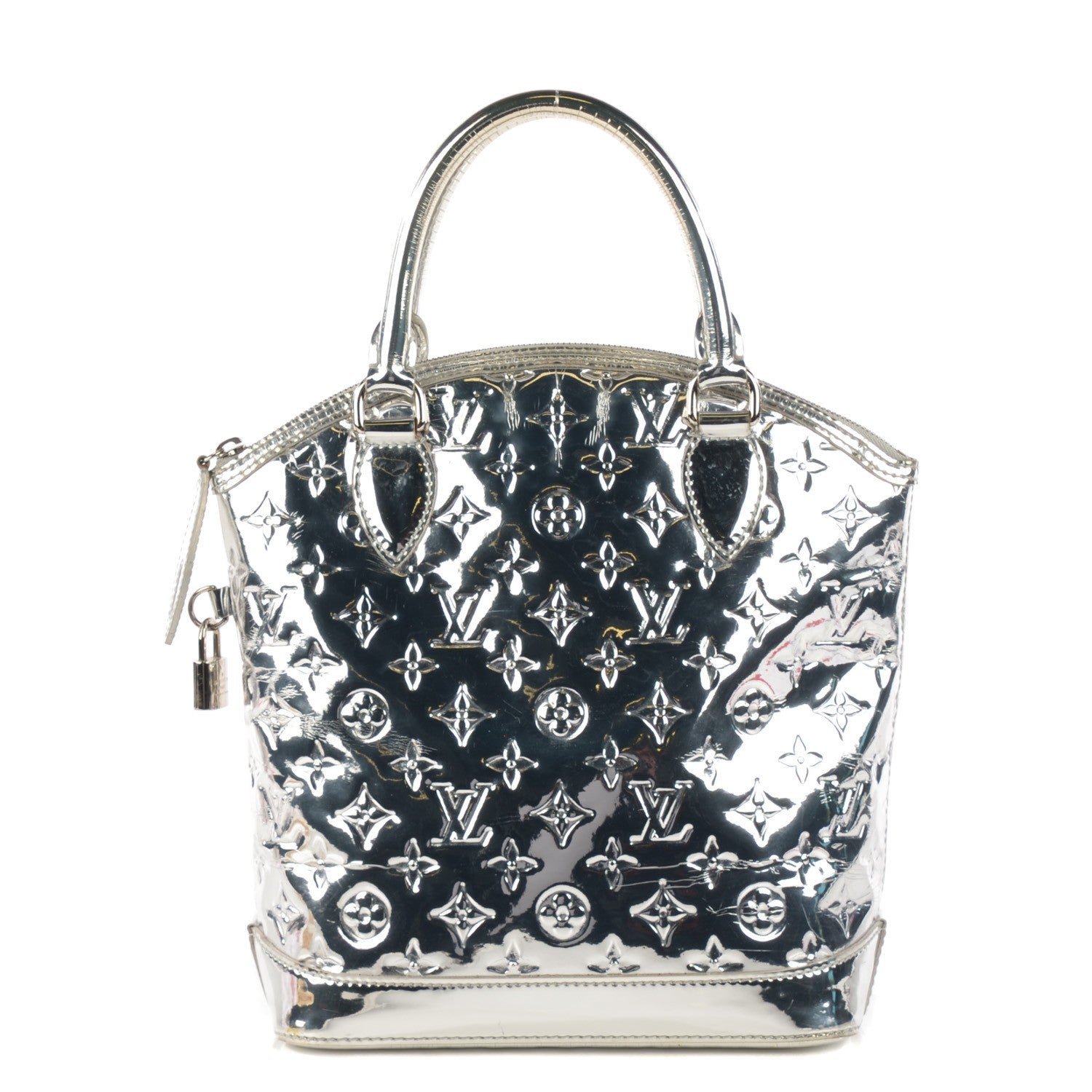 Louis Vuitton Monogram Miroir Lockit Silver 1 of 7