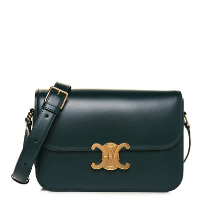 Celine Shiny Calfskin Medium Triomphe Amazone 1 of 13