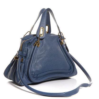 Chloe Calfskin Medium Paraty Street Blue 3 of 8