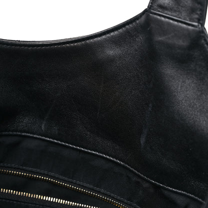Saint Laurent Lambskin Quilted Maxi Icare Shopping Tote Black 13 of 13