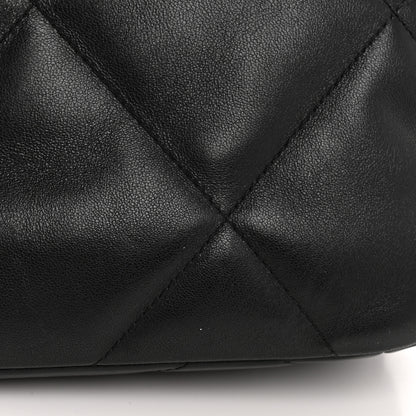 Chanel Lambskin Quilted Medium Chanel 19 Flap Black 14 of 14