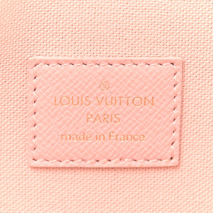 Louis Vuitton Damier Azur Calfskin Pochette Felicie Eau De Rose 9 of 20