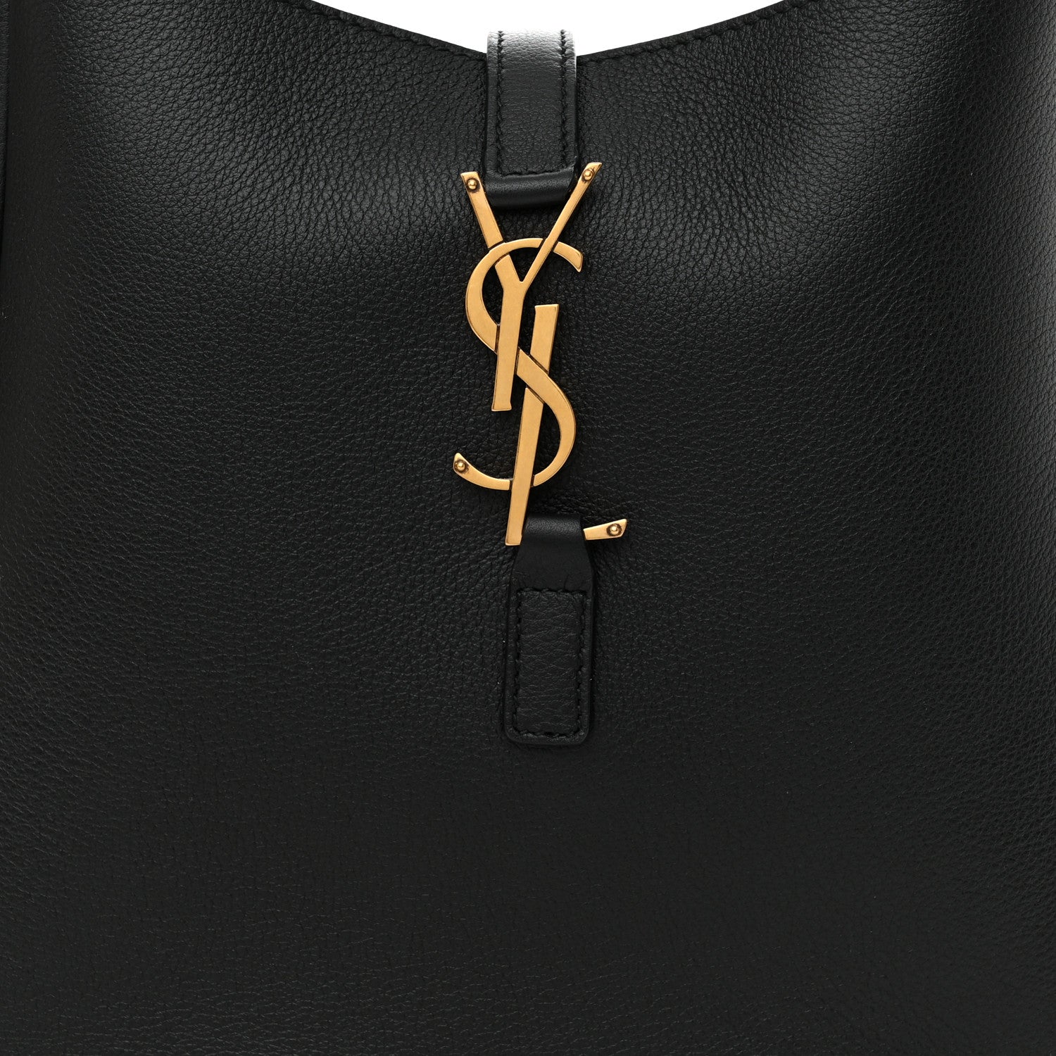 Saint Laurent Smooth Calfskin Small Le 5 A 7 Soft Hobo Black 7 of 10