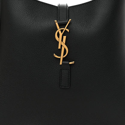Saint Laurent Smooth Calfskin Small Le 5 A 7 Soft Hobo Black 7 of 10