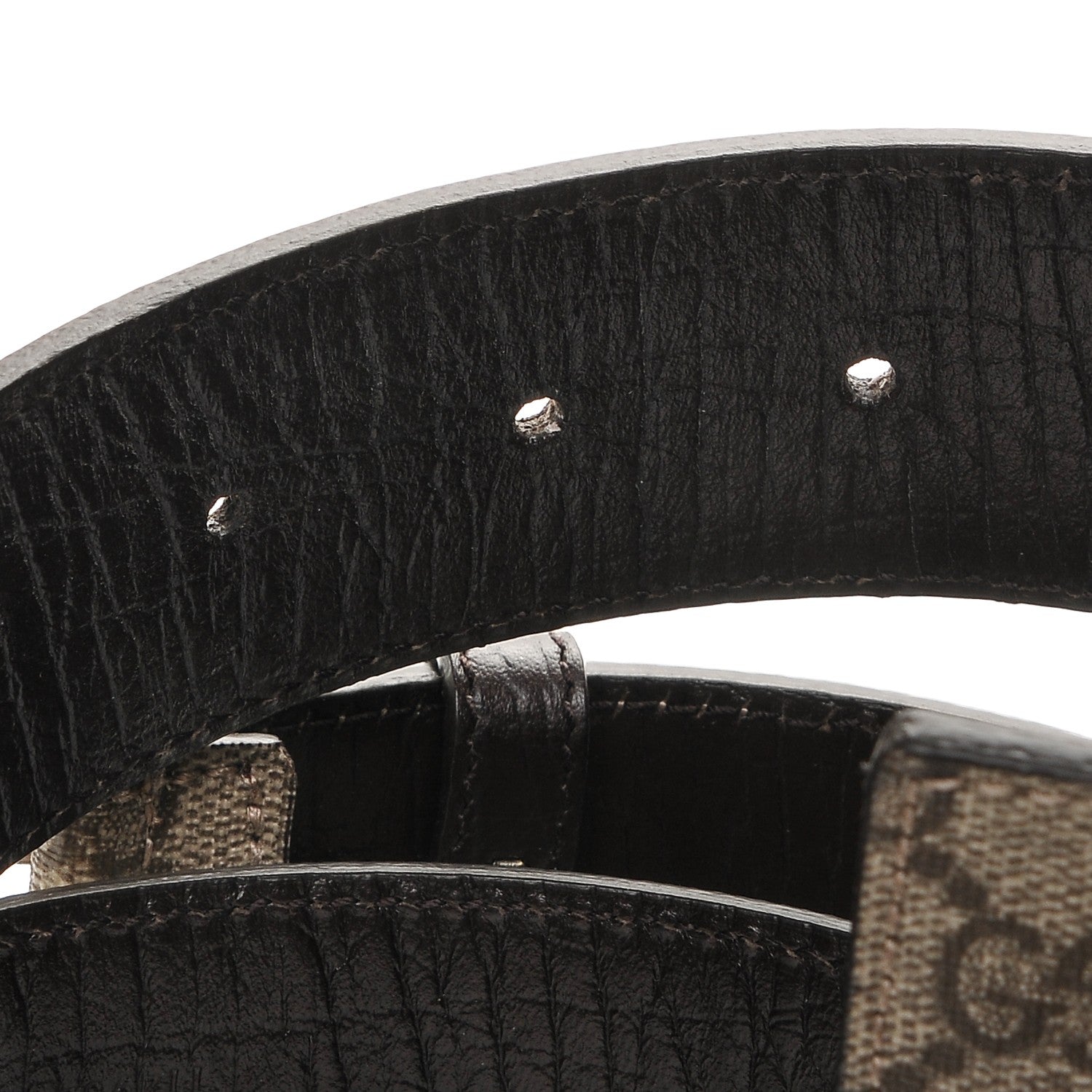 Gucci GG Plus Monogram Interlocking G Belt 90 36 Dark Brown 5 of 6