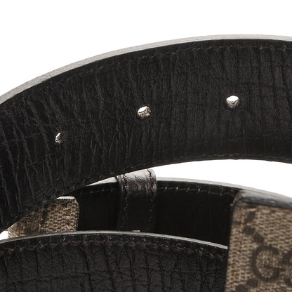Gucci GG Plus Monogram Interlocking G Belt 90 36 Dark Brown 5 of 6