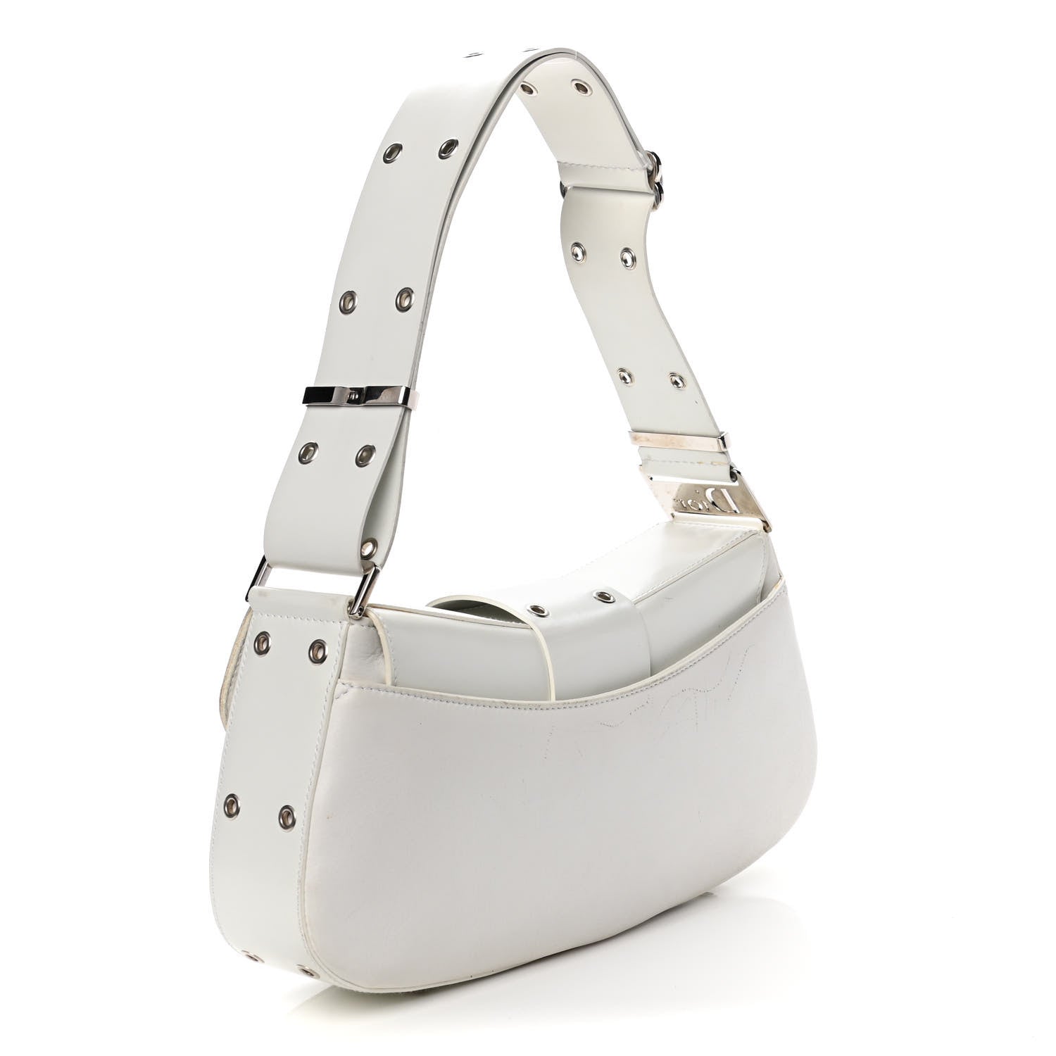 Christian Dior Calfskin Street Chic Bag White 2 of 12