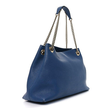 Gucci Cellarius Calfskin Medium Soho Chain Shoulder Bag Caspian 3 of 10