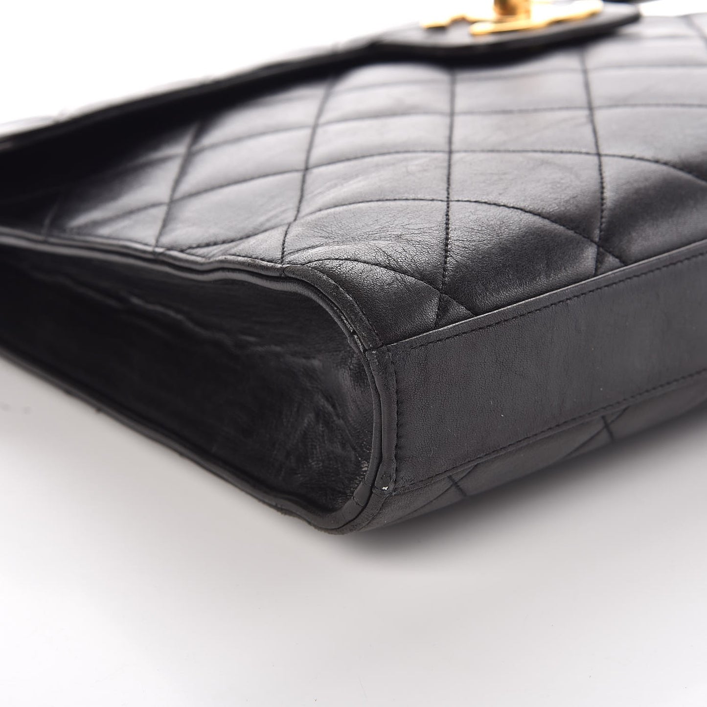 Lambskin Quilted Briefcase Laptop Bag