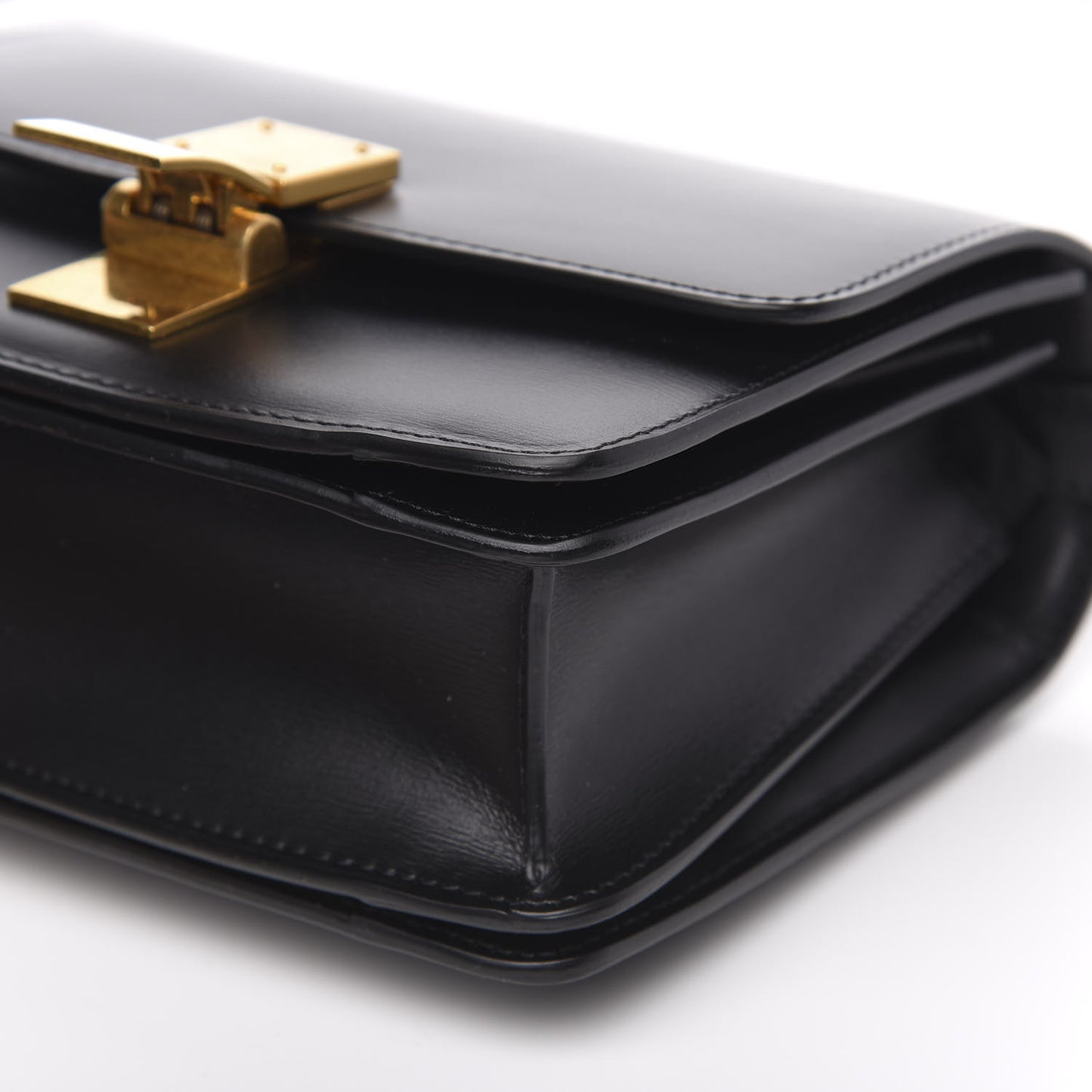 Box Calfskin Small Classic Box Flap Bag Black