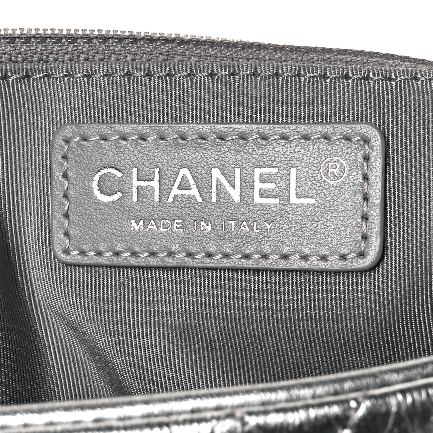 Chanel Crackled Aged Calfskin Big Bang Flap Silver 6 of 11