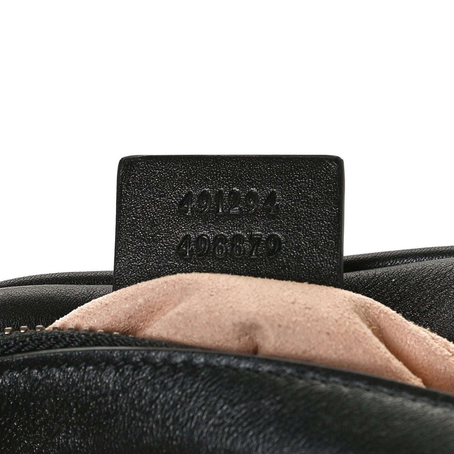 Calfskin Matelasse GG Marmont Belt Bag 75 30 Black