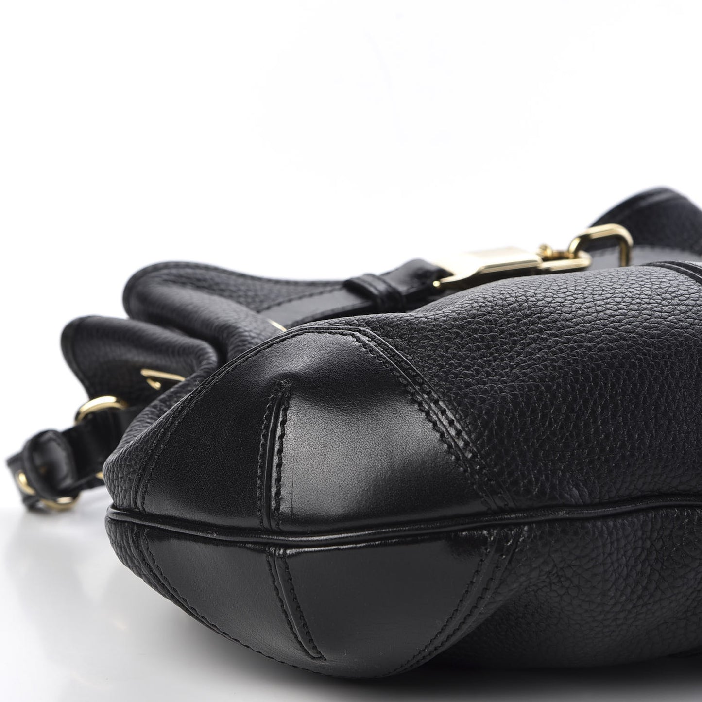 Grainy Calfskin Willenmore Hobo Black