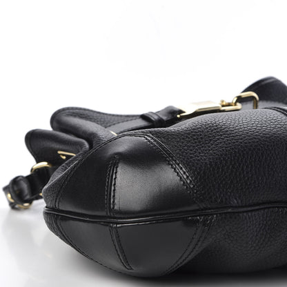 Burberry Grainy Calfskin Willenmore Hobo Black 5 of 10