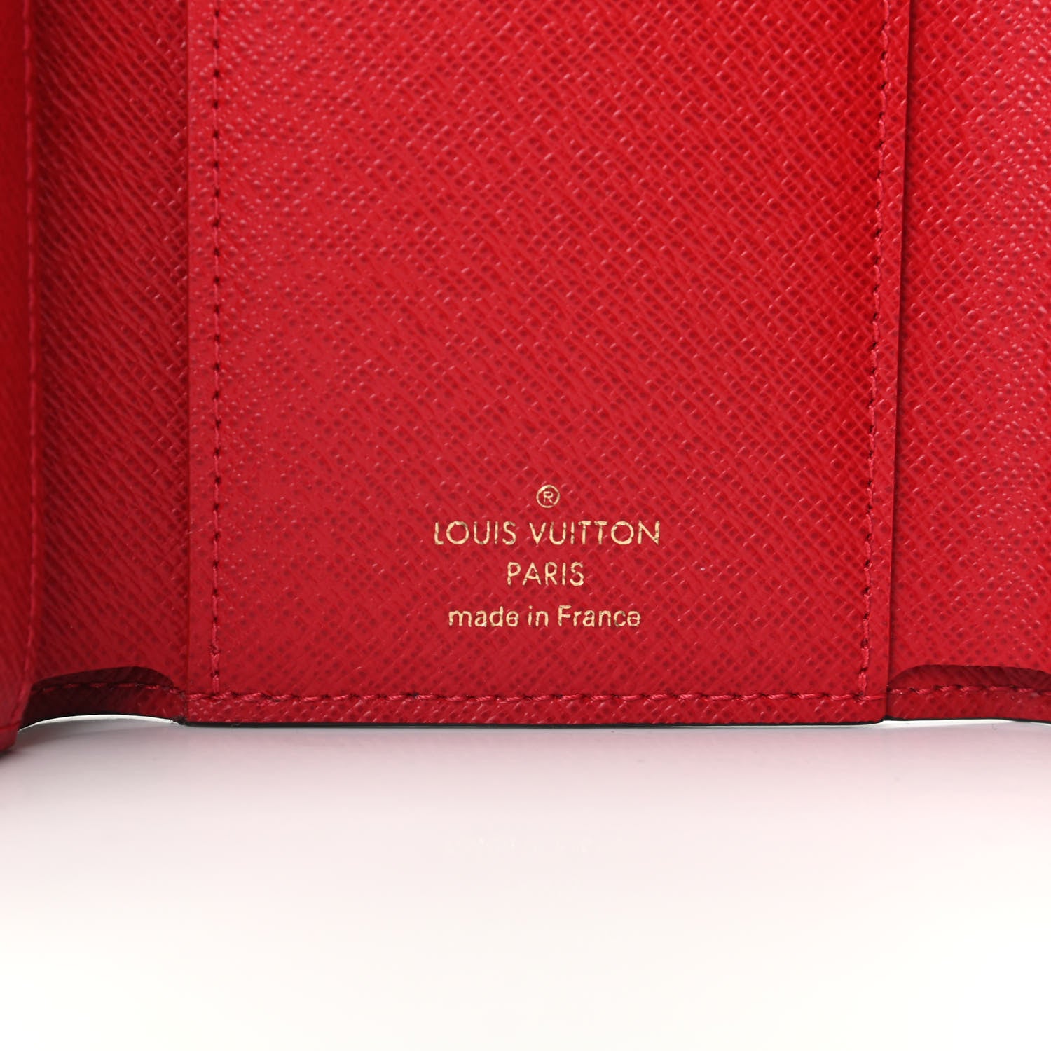Louis Vuitton Damier Ebene Victorine Wallet Cherry 6 of 7