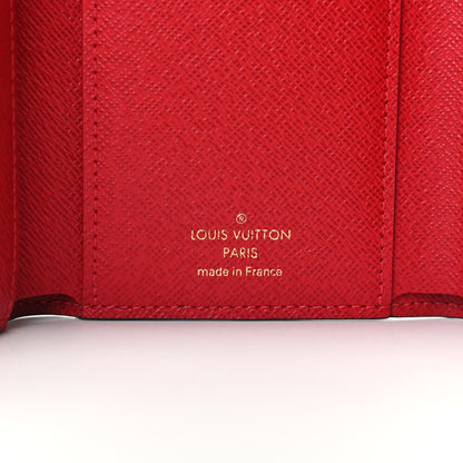 Louis Vuitton Damier Ebene Victorine Wallet Cherry 6 of 7