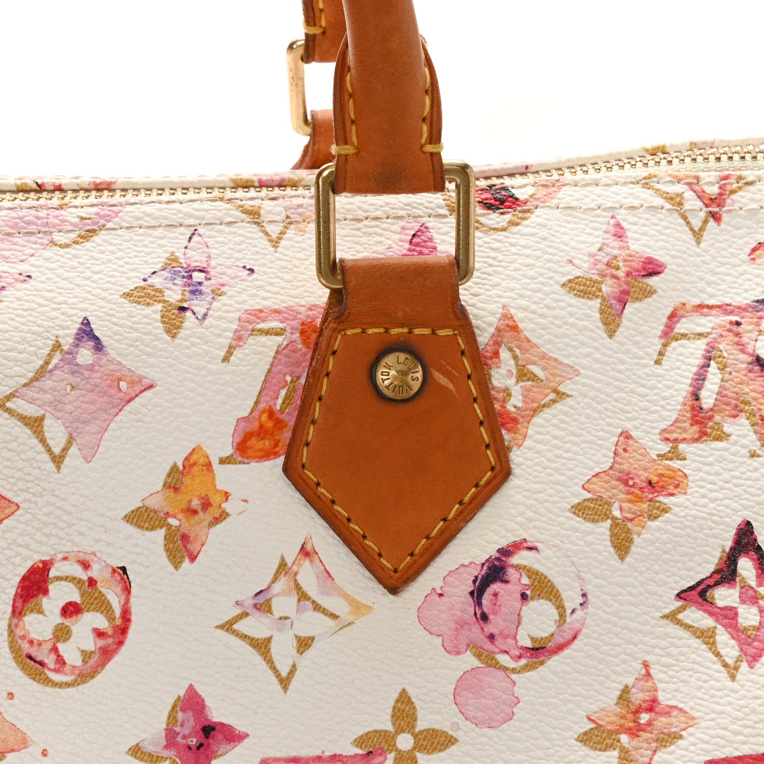 Louis Vuitton Watercolor Aquarelle Speedy 35 White 8 of 9