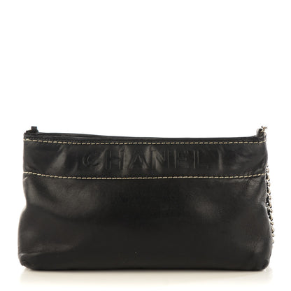 Chanel Lambskin Lax Pochette Black 1 of 7
