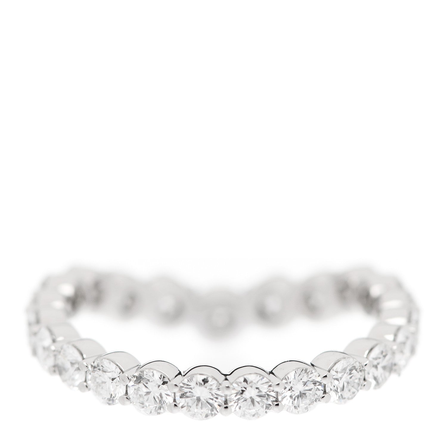 Harry Winston Platinum Diamond Truly Wedding Band Ring 50 5.5 3 of 5