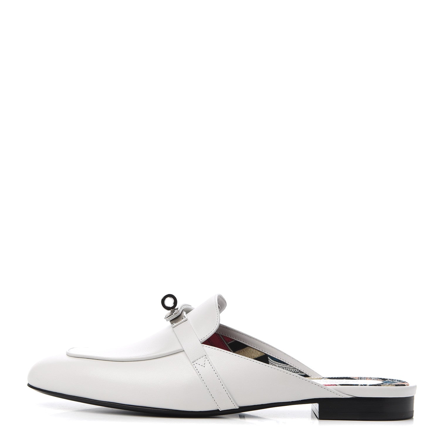Hermes Calfskin Oz Mules 40 White 1 of 9