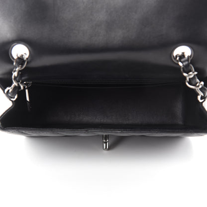 Chanel Lambskin Quilted Mini Rectangular Flap Black 5 of 10