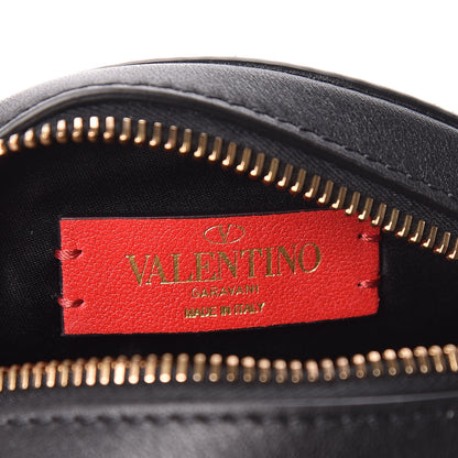 Valentino Garavani Calfskin VLogo Round Crossbody Bag Black 6 of 10