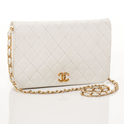 Chanel Lambskin Small Flap White 1 of 9