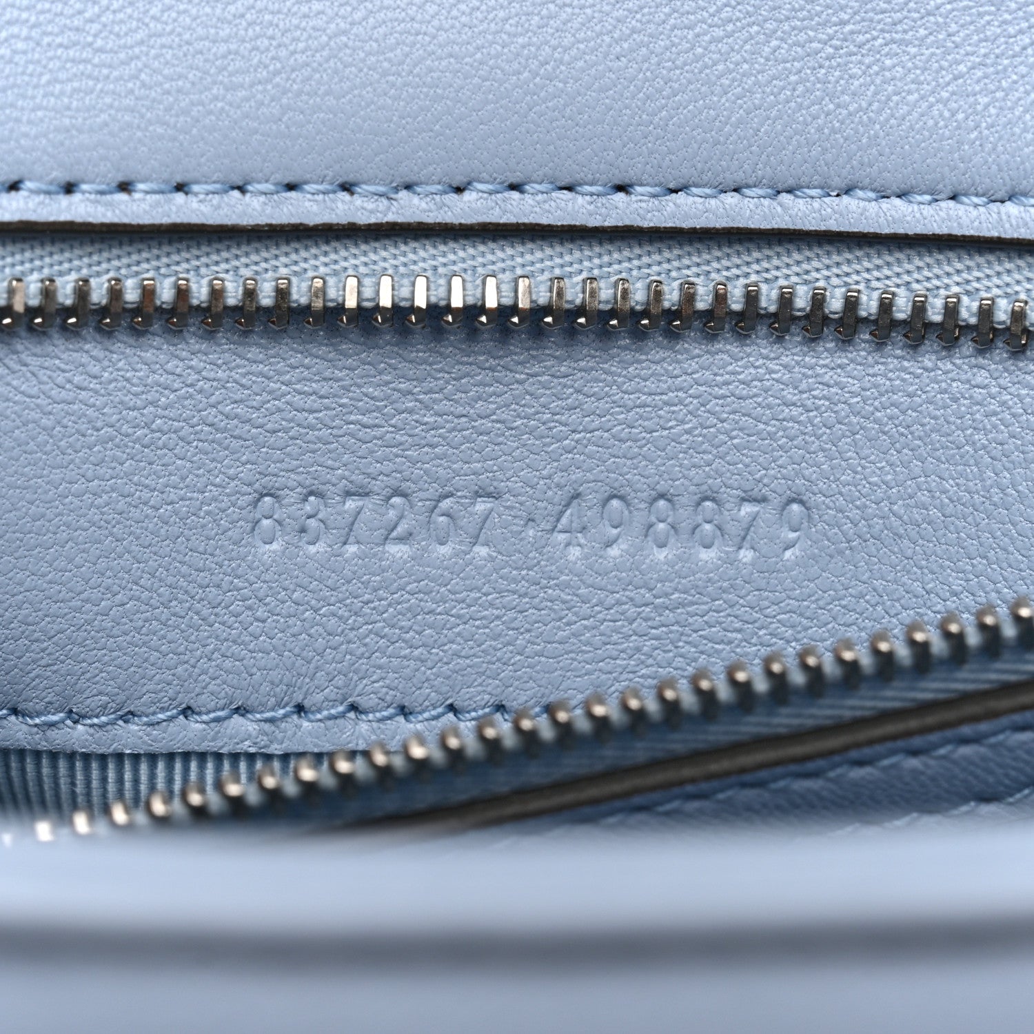 Gucci Lambskin Matelasse Medium GG Marmont Shoulder Bag Light Blue 7 of 12