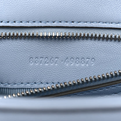 Gucci Lambskin Matelasse Medium GG Marmont Shoulder Bag Light Blue 7 of 12
