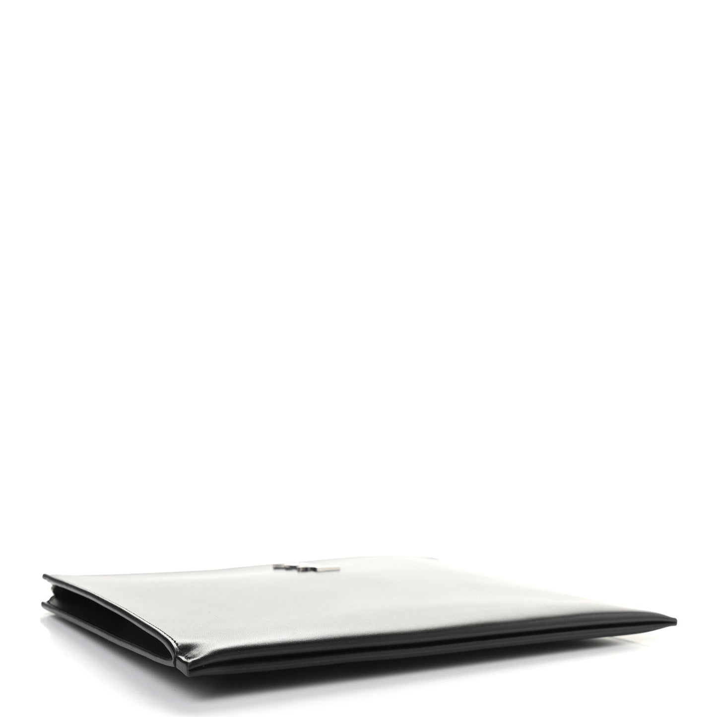 Calfskin Classic Monogram Zipped Tablet Holder Black