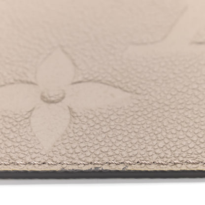 Louis Vuitton Empreinte Monogram Giant Neverfull MM Pochette Tourterelle 9 of 9