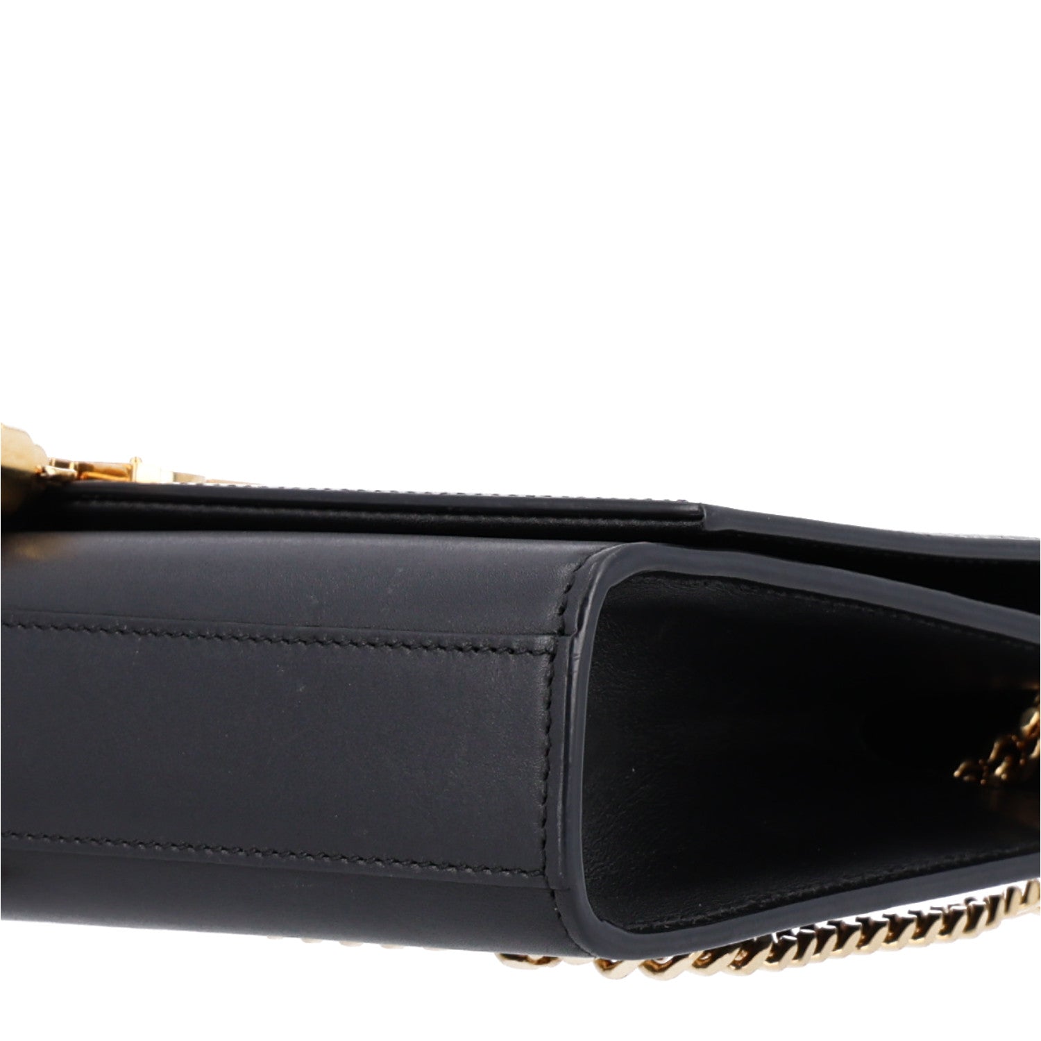 Saint Laurent Smooth Calfskin Medium Classic Monogram Kate Tassel Satchel Black 11 of 11