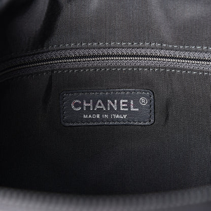 Chanel Lambskin Quilted Small Girl Bag Black Green 6 of 10