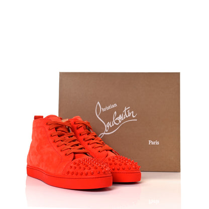 Christian Louboutin Suede Mens Louis Spikes Flat Sneakers 42.5 Capucine 28 of 30