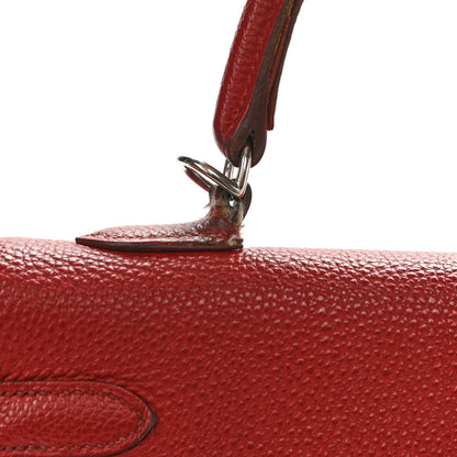 Hermes Togo Kelly Retourne 35 Rouge Garance 16 of 23