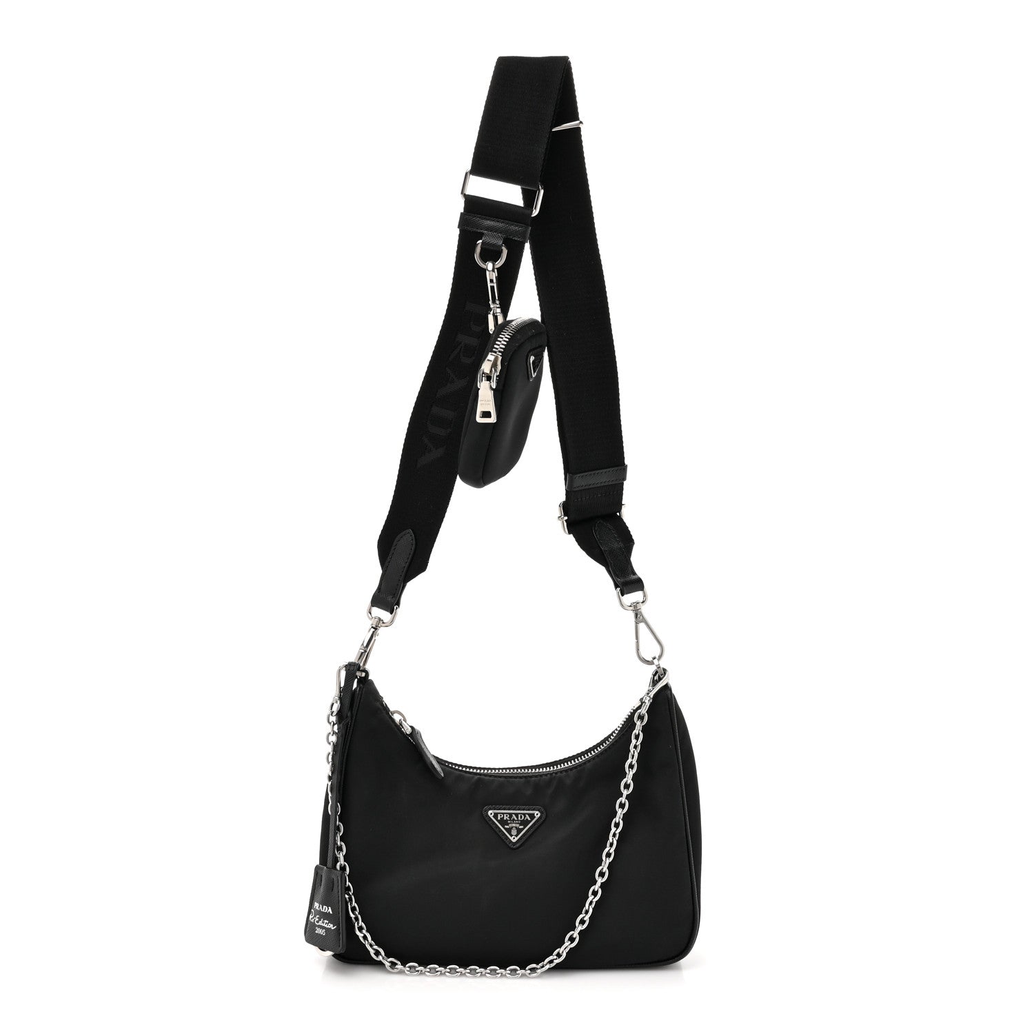 Prada Nylon Re-Edition 2005 Shoulder Bag Black 1 of 9