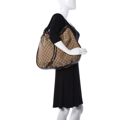 Gucci Monogram Medium Interlocking Icon Shoulder Bag Dark Brown 2 of 16