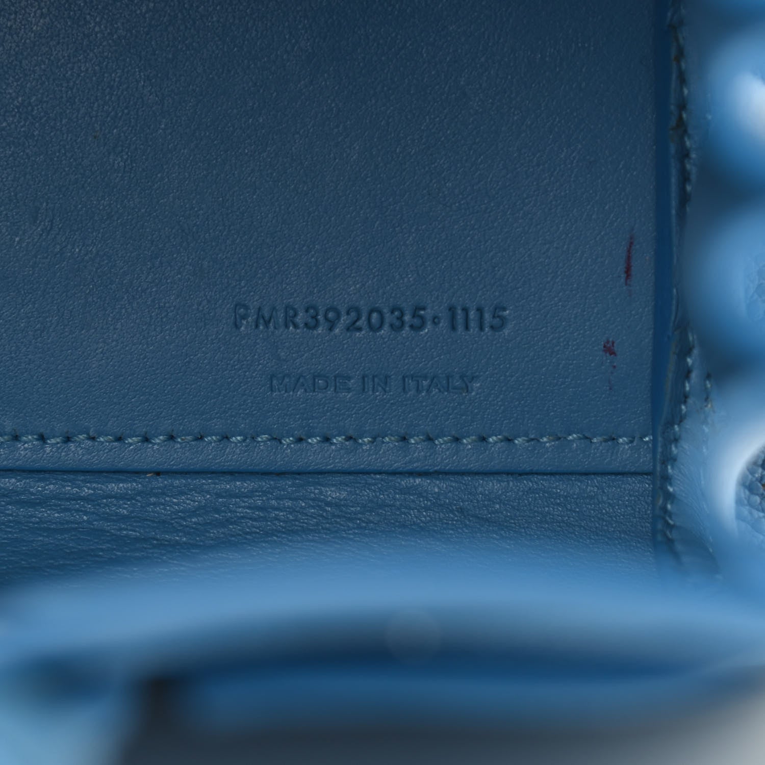 Saint Laurent Grained Calfskin Nano Sac De Jour Blue Clair 7 of 16