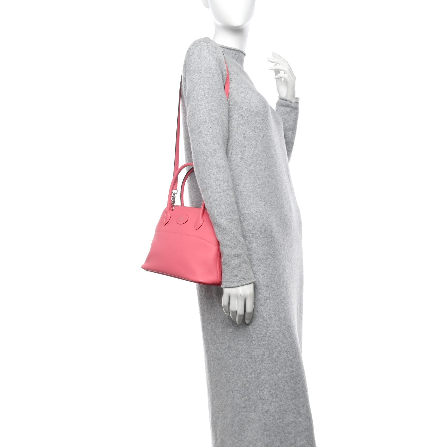 Hermes Swift Bolide 27 Rose Azalee 2 of 10