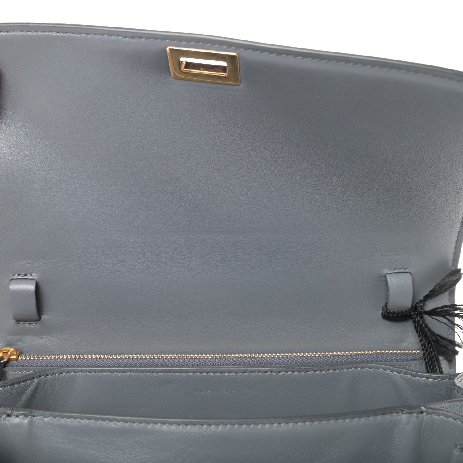 Celine Liege Calfskin Medium Classic Box Flap Bag Medium Grey 10 of 10