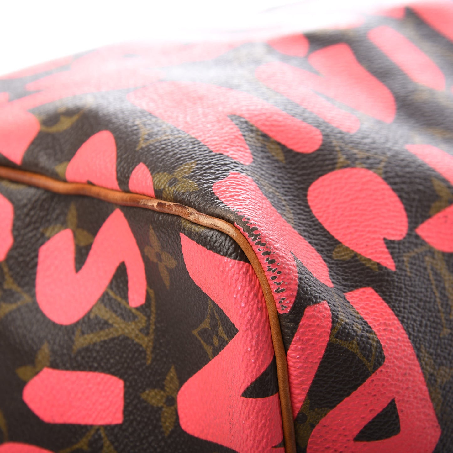 Monogram Graffiti Keepall 50 Fuchsia