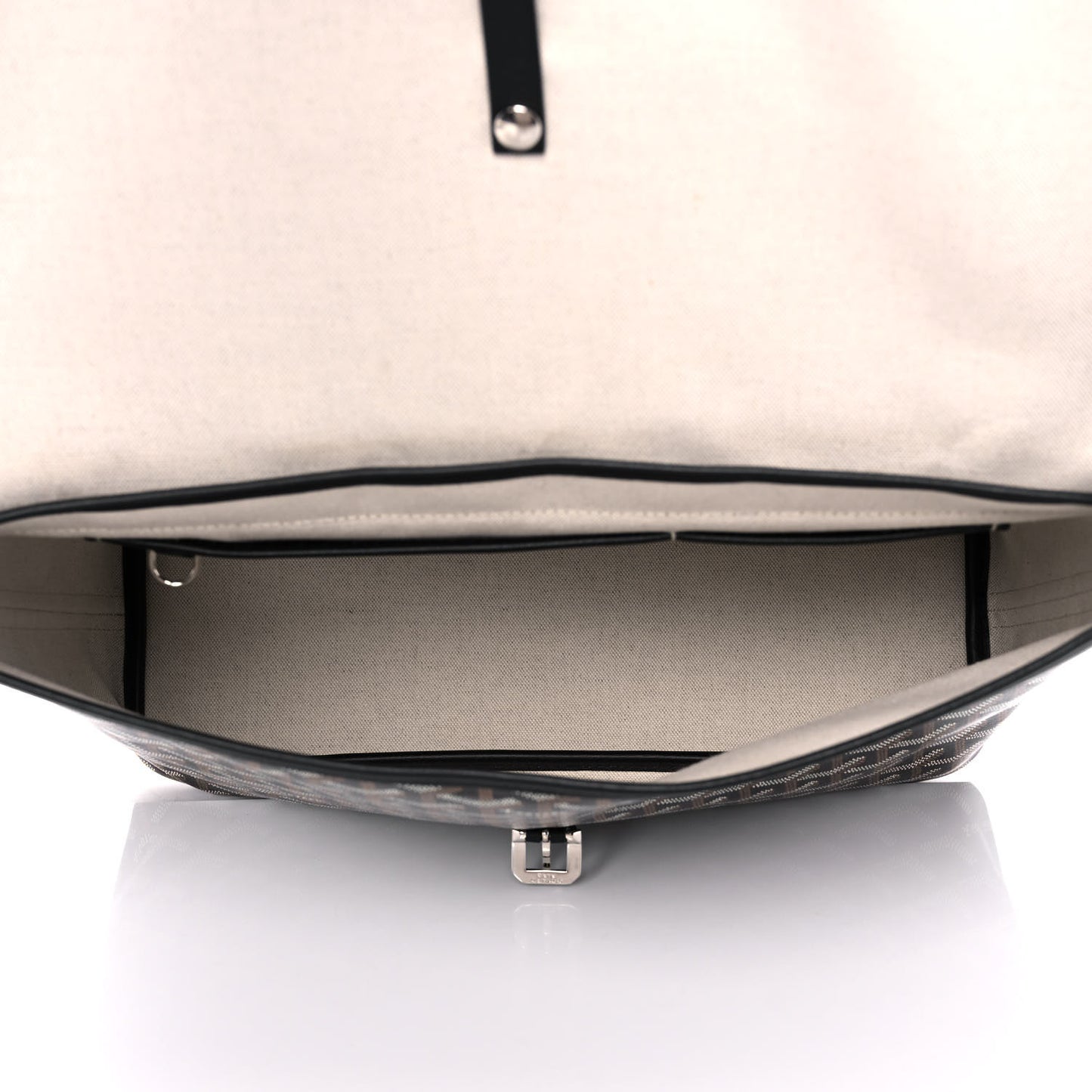 Goyardine Capetien Messenger Bag Black