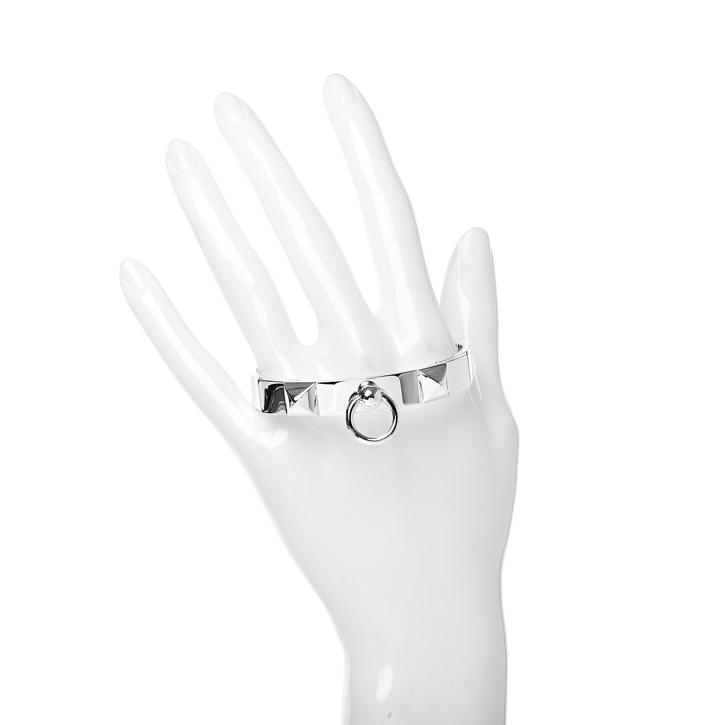 Sterling Silver PM Collier De Chien Bracelet SH