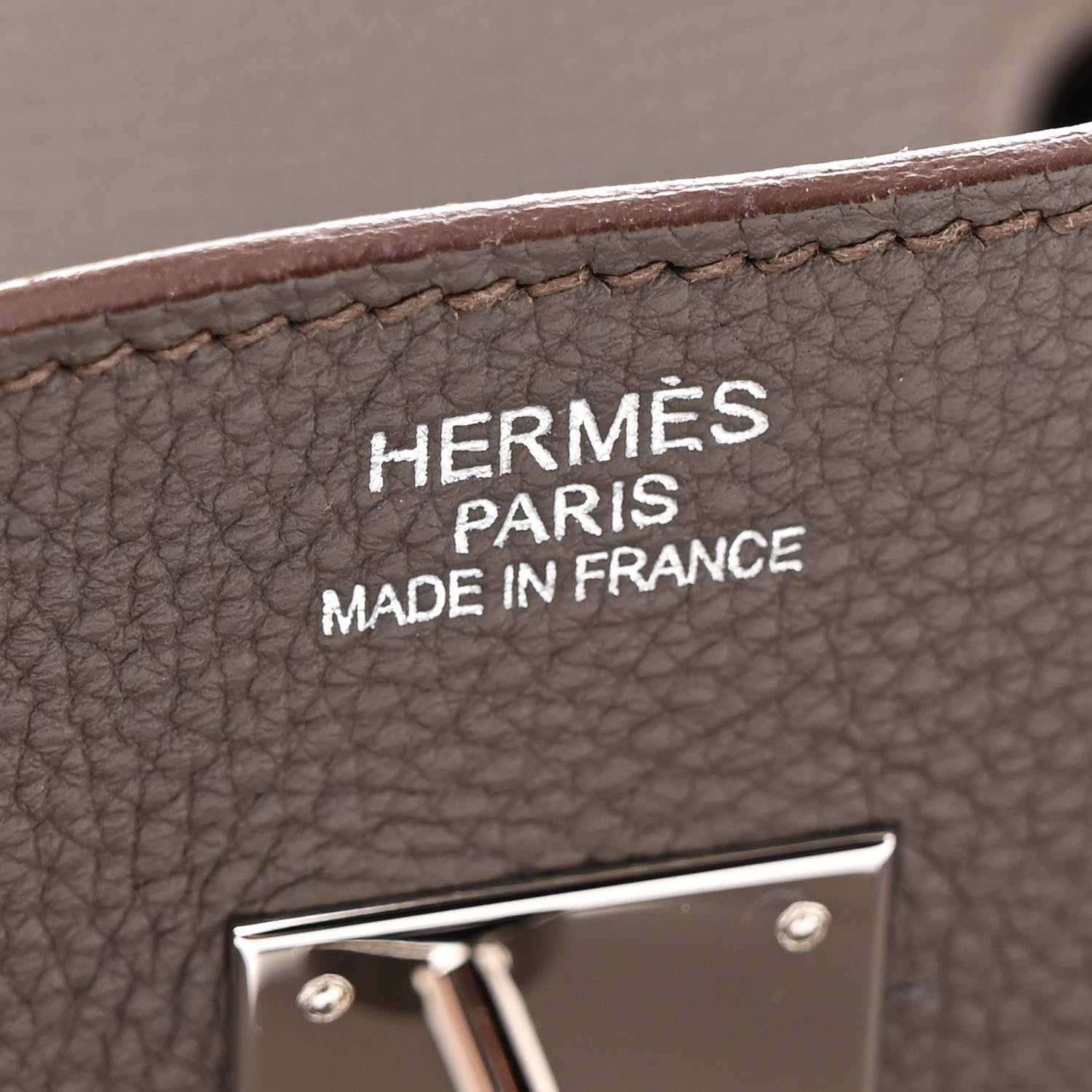Hermes Togo Birkin 35 Etain 5 of 19