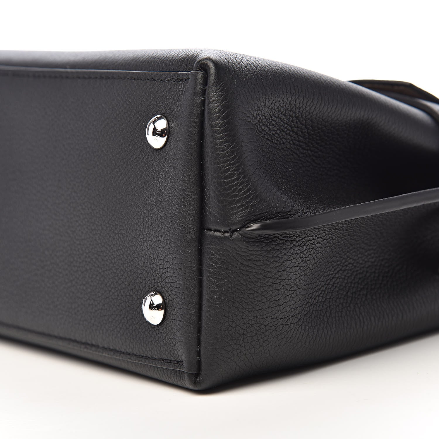 Louis Vuitton Calfskin Lockme Ever BB Black 8 of 10