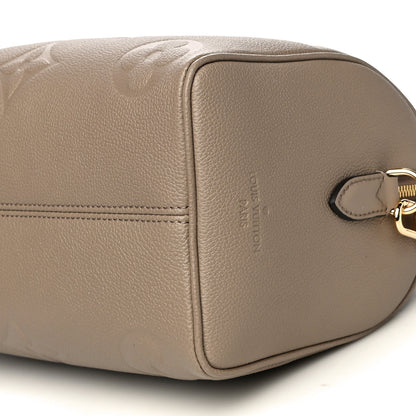 Louis Vuitton Empreinte Monogram Giant Speedy Bandouliere 25 Tourterelle 10 of 12