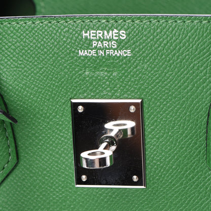 Hermes Epsom Birkin 35 Vert Bengale 18 of 35