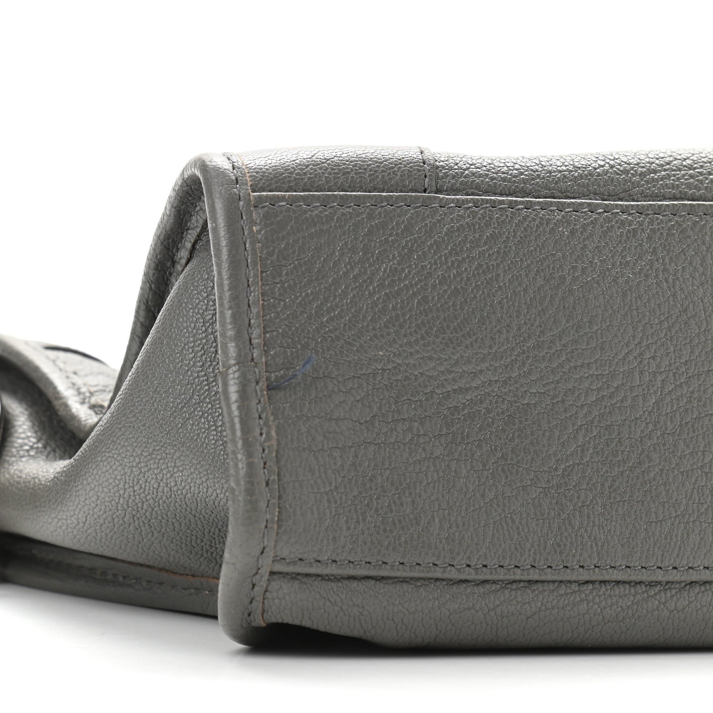 Chevre Gold Metallic Edge Hardware S City Gris Acier