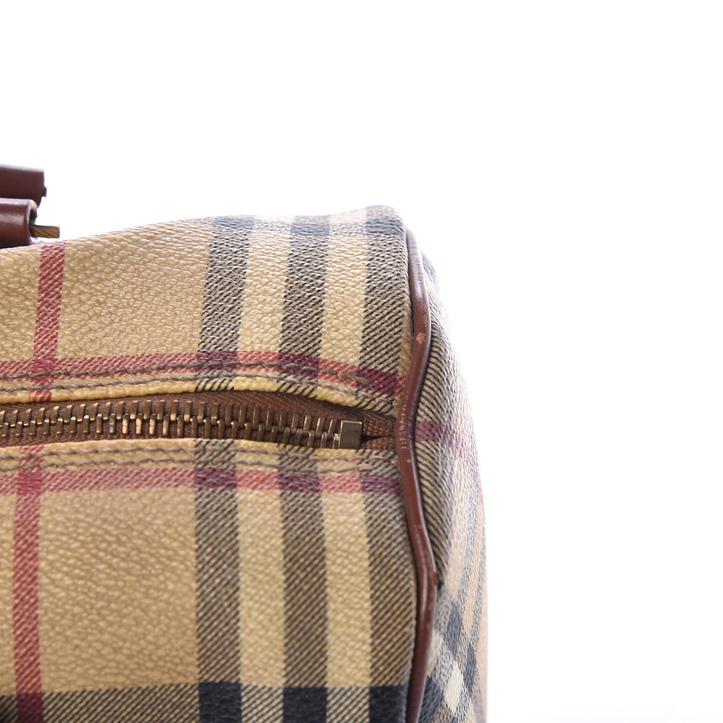 Haymarket Check Barrel Bag Brown