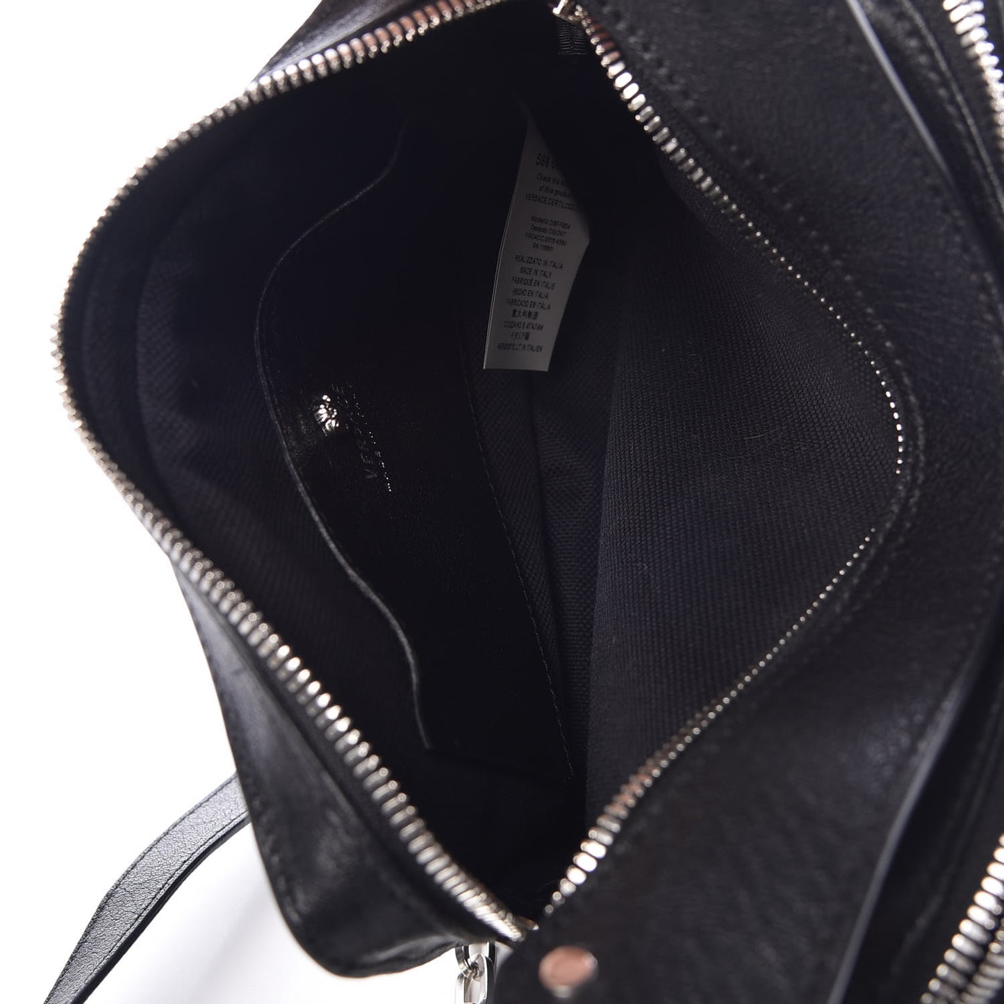 Goatskin Small Stardvst Satchel Black